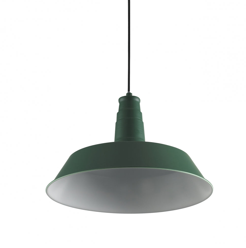 Taklampa Vintage Barn - Grön 36 cm