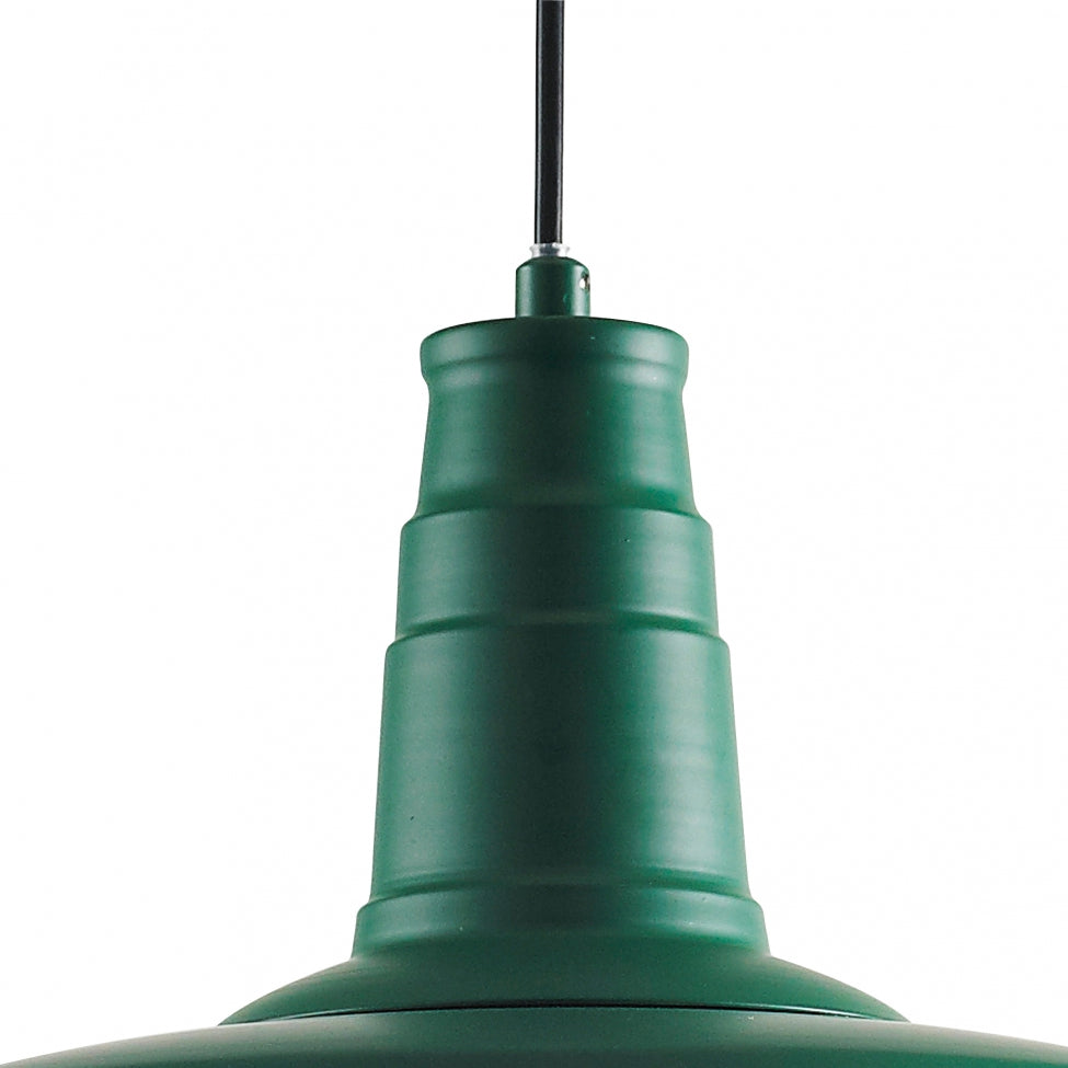Taklampa Vintage Barn - Grön 36 cm